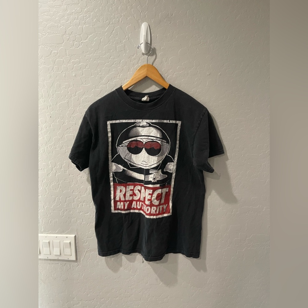 Vintage South Park Cartman “Respect My Authority” Shirt Size‎ Medium